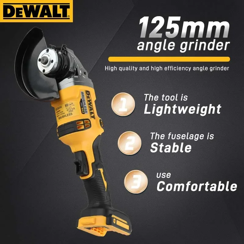 DEWALT DCG414 Brushless Cordle - đánh giá và giá Heavy Equipment Grinder
